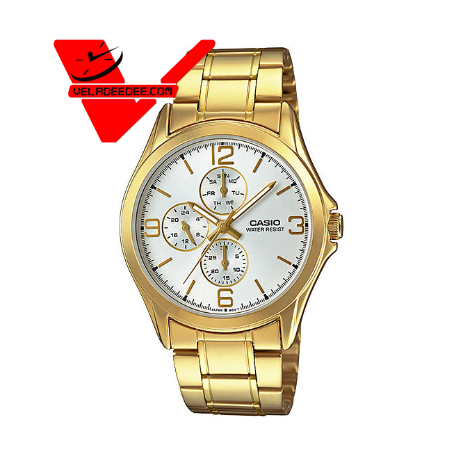 Casio Standard นาฬิกาข้อมือสุภาพบุรุษ สายสายแสตนเลสแท้ รุ่น MTP-V301G-7A
