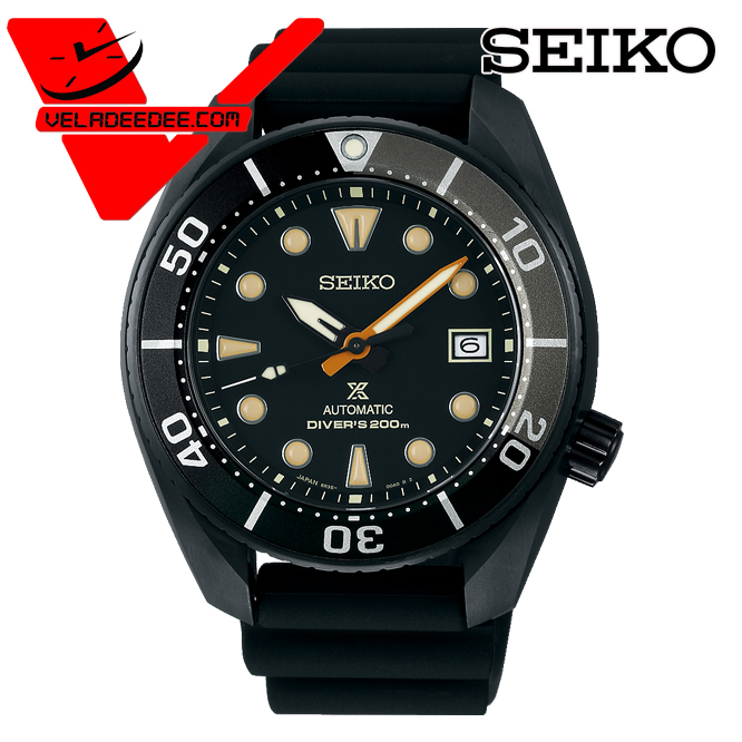 Seiko Sumo  Black Series Scuba Diver MADE IN JAPAN Sport Automatic  นาฬิกาข้อมือ   Prospex รหัส รุ่น SPB125J