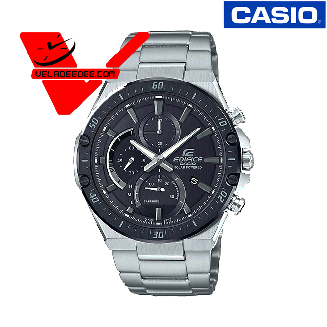 นาฬิกา Casio Edifice Tough Solar นาฬิกาข้อมือ สายสแตนเลส รุ่น (ประกัน CMG ศูนย์เซ็นทรัล) กระจก Sapphire glass รุ่น   EFS-S560DB-1AV