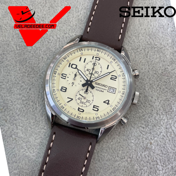 Seiko Chronograph Quartz Men's Watch  SSB273P  นาฬิกาข้อมือผู้ชาย ตัวเรือนเป็นสแตนเลส รุ่น SSB273P1