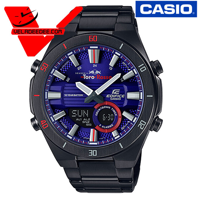 Casio Edifice Limited Edition (ประกัน CMG ศูนย์เซ็นทรัล1ปี) นาฬิกาข้อมือสุภาพบุรุษ 2 ระบบ สายสแตนเลส รุ่น ERA-110TR-2A 
