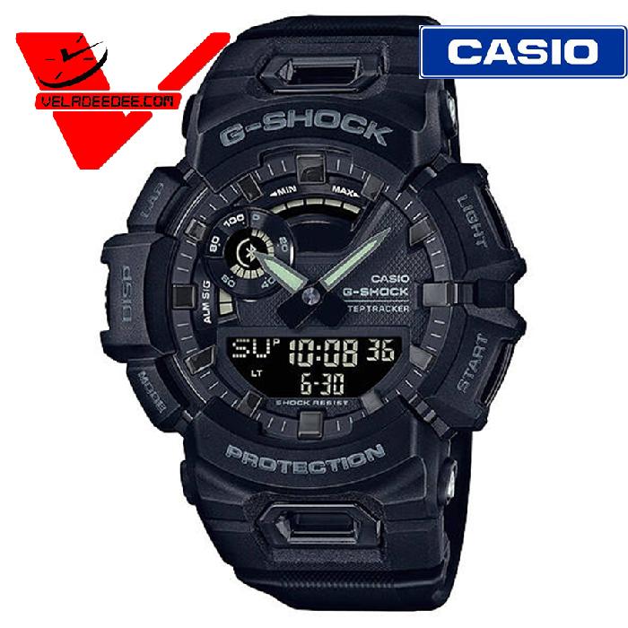 นาฬิกา CASIO G-SHOCK GBA-900 (ประกันศูนย์เซ็นทรัล 1ปี) G-SQUAD Bluetooth ซีรีส์ GBA-900-1A (ดำ) 