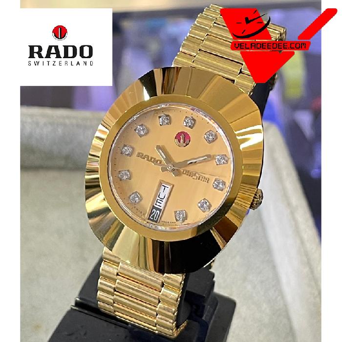 (สินค้ามือสอง สภาพ 95% เหมือนใหม่) นาฬิกาข้อมือ Rado DIASTAR ORIGINAL R12413493 ( นาฬิกา ราโด ) The Original Automatic R12413493 ขนาด 35.0 mm