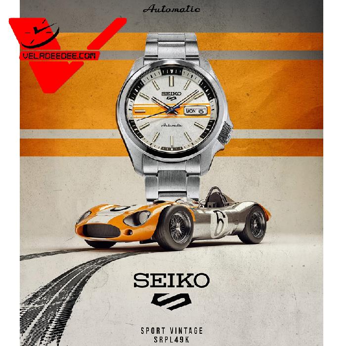 นาฬิกาข้อมือ Seiko 5 Sports SRPL49K Racer's Heritage Collection Retro GT รุ่น SRPL49K1